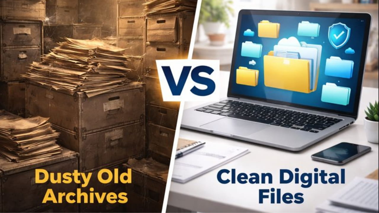 Dusty old archives vs clean digital files